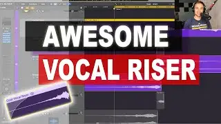 How to Make a Vocal Riser for cool pop song transitions | Cradle Cat | Logic Pro X