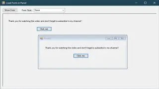 C# Tutorial - Load Form in Panel C# Application | FoxLearn