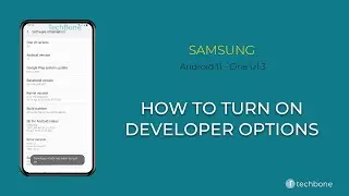 How to Turn On Developer Options - Samsung [Android 11 - One UI 3]