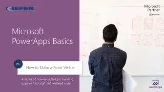 Microsoft PowerApps Basics #6: How to Make a Form Visible in PowerApps