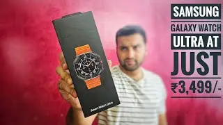 Samsung Galaxy Watch Ultra Clone at just ₹3,499 !! Crazy Good with Amoled display