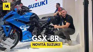 SUZUKI - GSX-8R novità 2024 a EICMA [ENGLISH SUB]