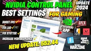 Nvidia Control Panel Latest Update 552.44 | Best Nvidia 552.44 Settings & Optimizations For Gaming