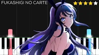 Seishun Buta Yarou wa Bunny Girl Senpai ED - Fukashigi no Carte | Piano Tutorial