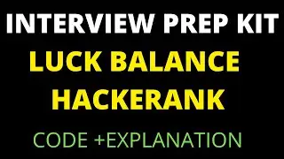 Luck Balance Hackerrank solution