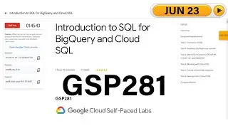 Introduction to SQL for BigQuery and Cloud SQL || 