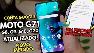 ●DESBLOQUEIO CONTA GOOGLE MOTOTOLA MOTO G71 ● MOTO G10, G20, G9, G8 SEM PC REMOVER CONTA GOOGLE