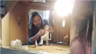 Making A Video Using Old School Filmmaking Techniques, Miniature Sets, And Puppets