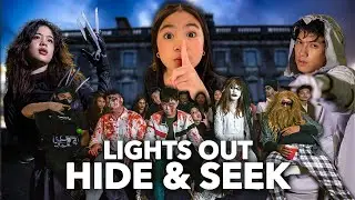 Lights Out Hide And Seek! (Halloween Games!) | Ranz and Niana