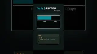 calc() function in css CSS HTML #css #webdesign #coding #html #webdevelopment #code #csscoding #web