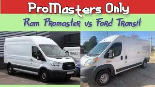 Long and Boring comparison between the Ram Promaster and Ford Transit.