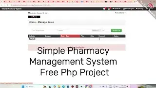 Simple Pharmacy Management System in PHP MySQL with Source Code - Zola gaming