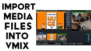 How to import multimedia content (music, images and videos) into vmix pro in 2022