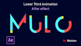 Trim path logo animation | After effects brush stroke animation | Tutorial | Text Animation