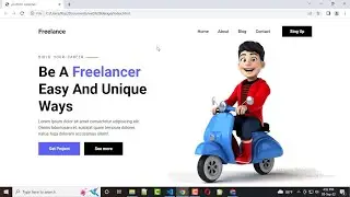 Creative Landing Page Design using Html & CSS  | Website Design Tutorial 2022