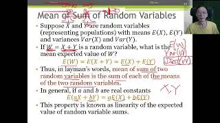 Covariance and Correlation - 08 - Variance of Sum of Random Variables (Part 1/1)