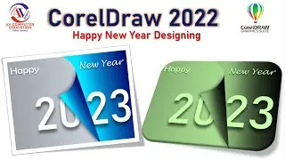 Coreldraw banner design || happy new year coreldraw design