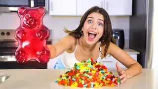 MEZCLE 1000 GOMITAS PARA HACER UNA GIGANTE!!