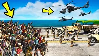 GTA 5 - ВОЕННЫЕ против ЗОМБИ! ФОРТ ЗАНКУДО vs ЗОМБИ АПОКАЛИПСИС! Кто ПОБЕДИТ?!
