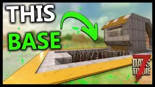 7 Days To Die - Simple Yet Effective Horde Night BASE in Alpha 21