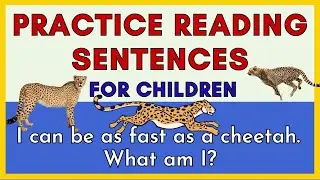 PRACTICE READING SENTENCES - S8 - "I Can Be" -- Reading at Home -- Reading &  Vocabulary Skills