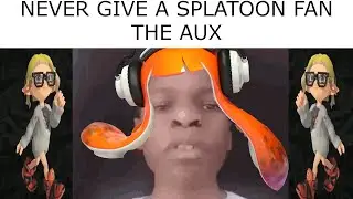 NEVER give a splatoon fan the aux