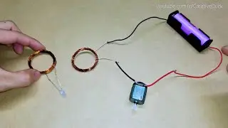 DC motor make Wireless Power