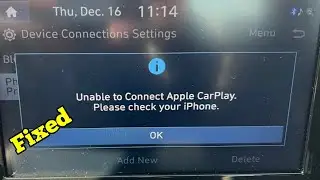 Unable to Connect Apple CarPlay Please Check Your iPhone on iOS 17.6 (Fixed)