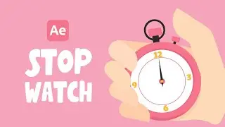 Stopwatch Animation - After Effects Tutorial #75