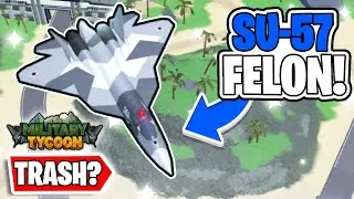 Roblox Military Tycoon BATTLEPASS SU-57 FELON (Season 2, Level 10 Reward)