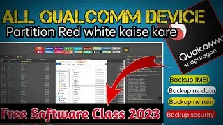 Unlock Tool Se Phone Ka Partition Red Write Kaise Kare | All Qualcomm Divice | Firmware Backup