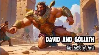 David vs. Goliath Bible Story #oldtestament #biblestorytime