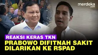 TKN Jawab Prabowo Diisukan Sakit Dibawa ke RSPAD Fitnah Paling Sering Disebar!