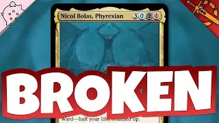 This Commander is Broken! | Nicol Bolas, Phyrexian | March of the Machine Spoilers | MTG