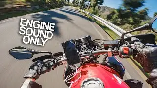 2022 Honda CB500F sound [RAW Onboard - Gran Canaria motorcycle]