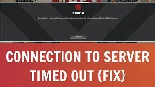 Apex Legends - How To Fix Connection To Server Timed Out | Unable To Connect To EA Servers Solved