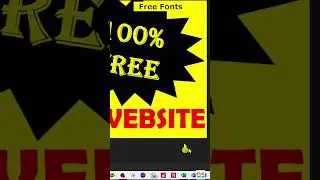 Free Font and best Fonts Website 2024 #fonts #gyansection #shorts #windows #computer
