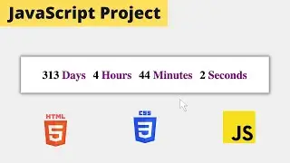 Create New Year Countdown Timer | JavaScript Project Tutorial For Beginners