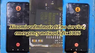 Xiaomi redmi note 11 network no service emergency fix | how to fix Xiaomi redmi note 11 network