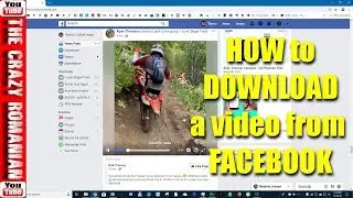 How to download a video from FACEBOOK  NO special TOOLS using BROWSER