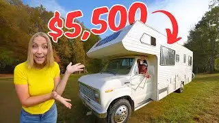 We Bought a $5,500 RV off Facebook to Live In [Pre-Reno Tour]