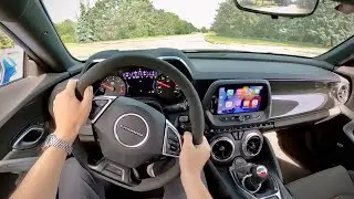 2022 Chevrolet Camaro ZL1 6-Speed Manual with a Gnarly Exhaust - POV Test Drive