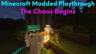 Minecraft Modded Playthrough | The Chaos of 113 Mods