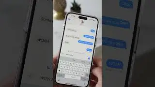 iOS 18 Preview: iMessage Text Animations 👀 #tailormadetech #apple #ios18 #ios18preview #shorts