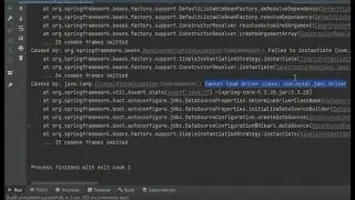 Failed to load driver class com.mysql.jdbc.Driver