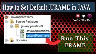 how to set default jframe in java | how run parcular form in java | run login jframe first in java