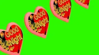 Good Night Green Screen Effects - Sweet Dreams blue Screen Animation - 3D Effects No 27