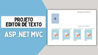 Projeto Completo - Editor de Texto | ASP NET MVC - .NET 8