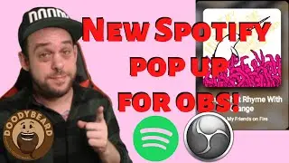 New Clean  Spotify Widget for OBS!