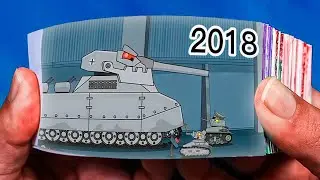 Evolution of Ratte Flipbook Animation Tanks